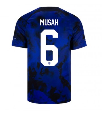 Stany Zjednoczone Yunus Musah #6 Koszulka Wyjazdowych MŚ 2022 Krótki Rękaw